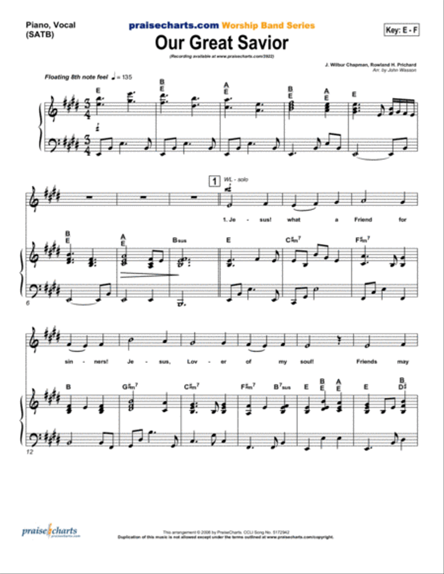 Our Great Savior - Orchestration Orchestra scores gallery preview page 4