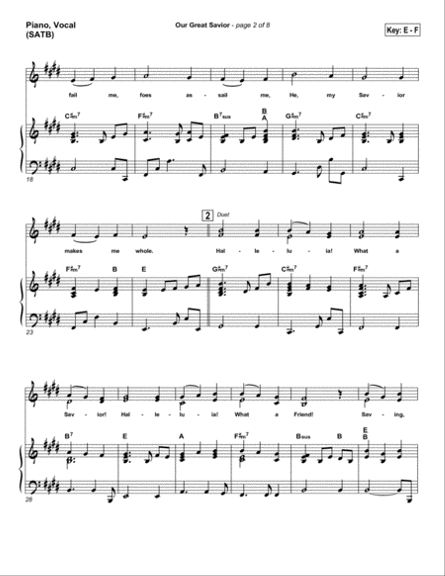 Our Great Savior - Orchestration Orchestra scores gallery preview page 5