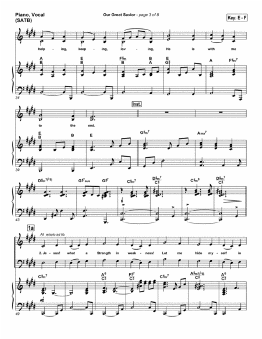 Our Great Savior - Orchestration Orchestra scores gallery preview page 6