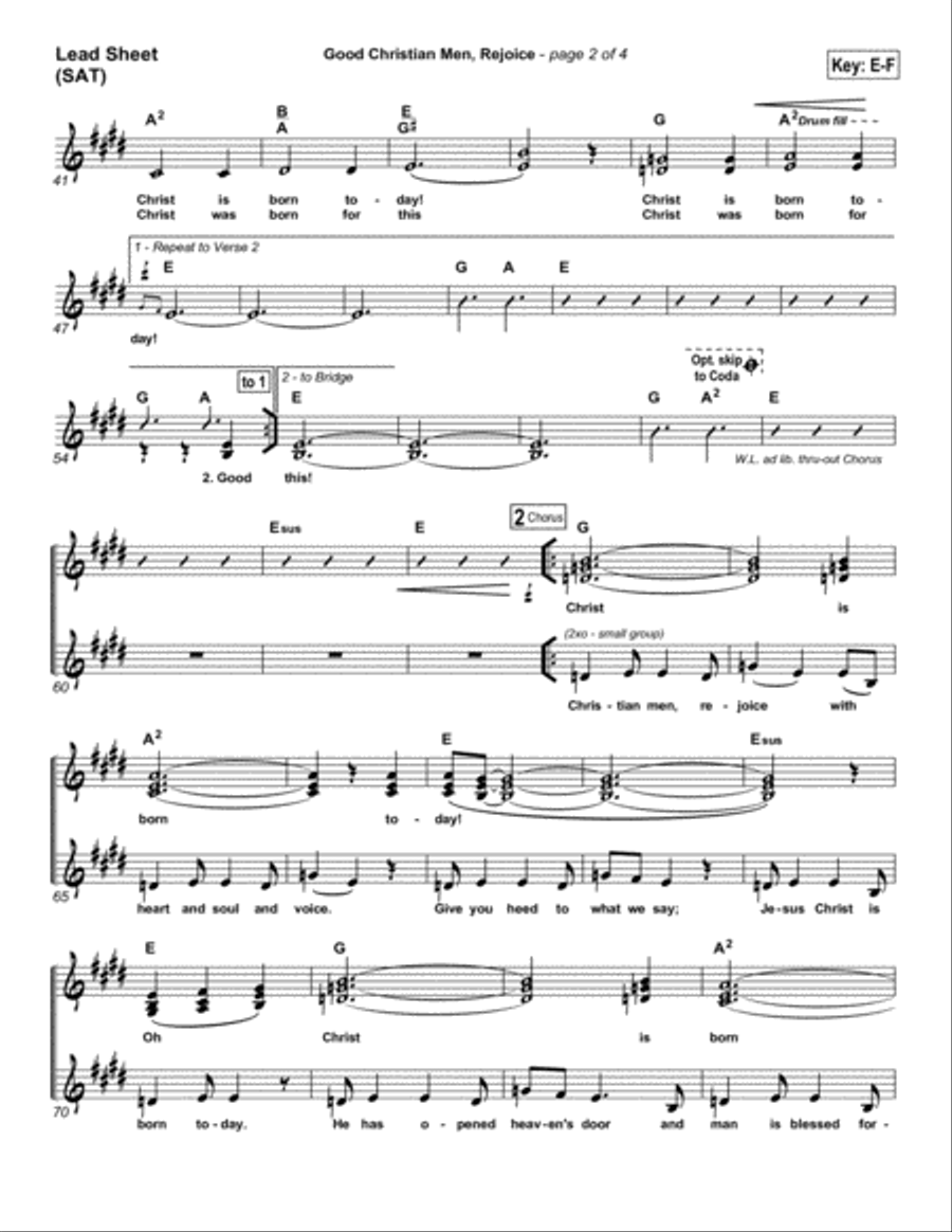 Good Christian Men Rejoice - Orchestration Orchestra scores gallery preview page 2