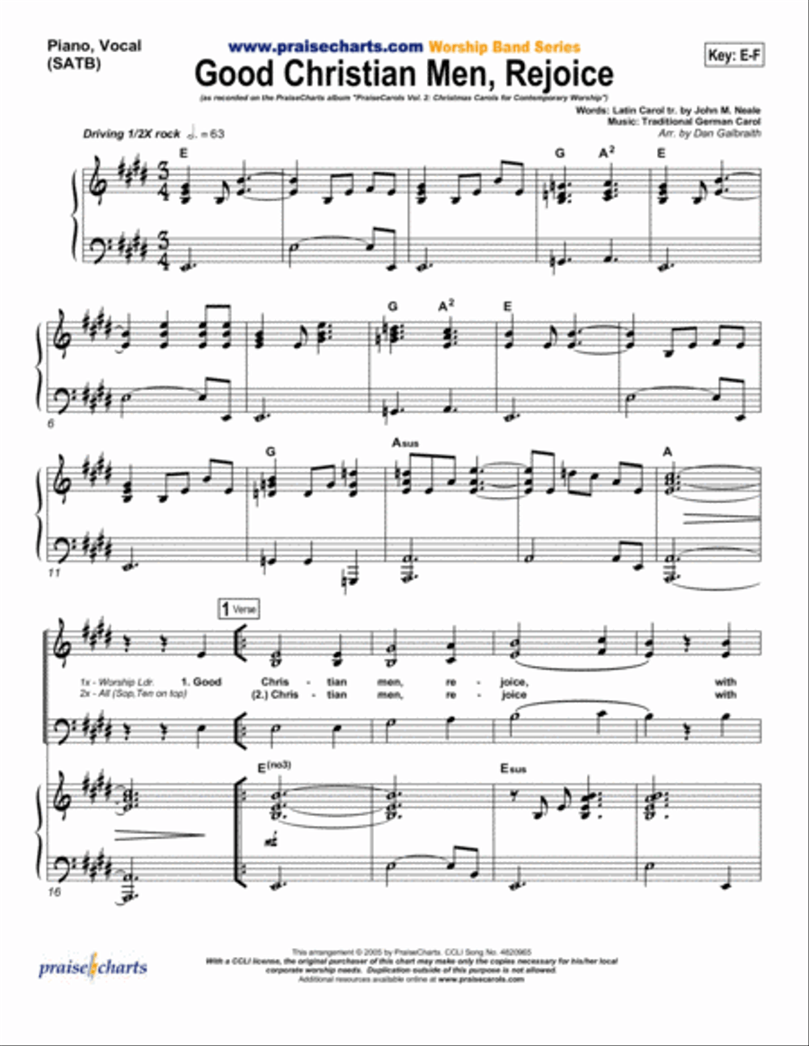Good Christian Men Rejoice - Orchestration Orchestra scores gallery preview page 5