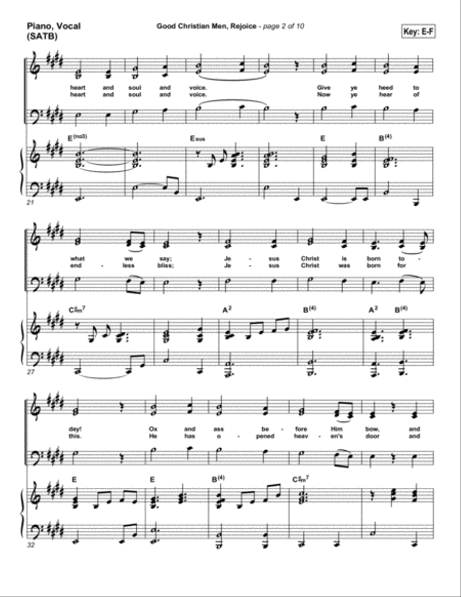 Good Christian Men Rejoice - Orchestration Orchestra scores gallery preview page 6