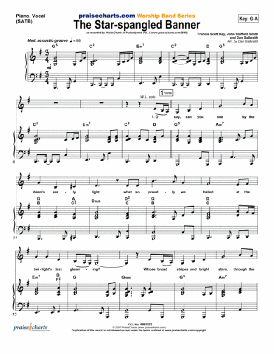 The Star-Spangled Banner - Orchestration Orchestra scores gallery preview page 4