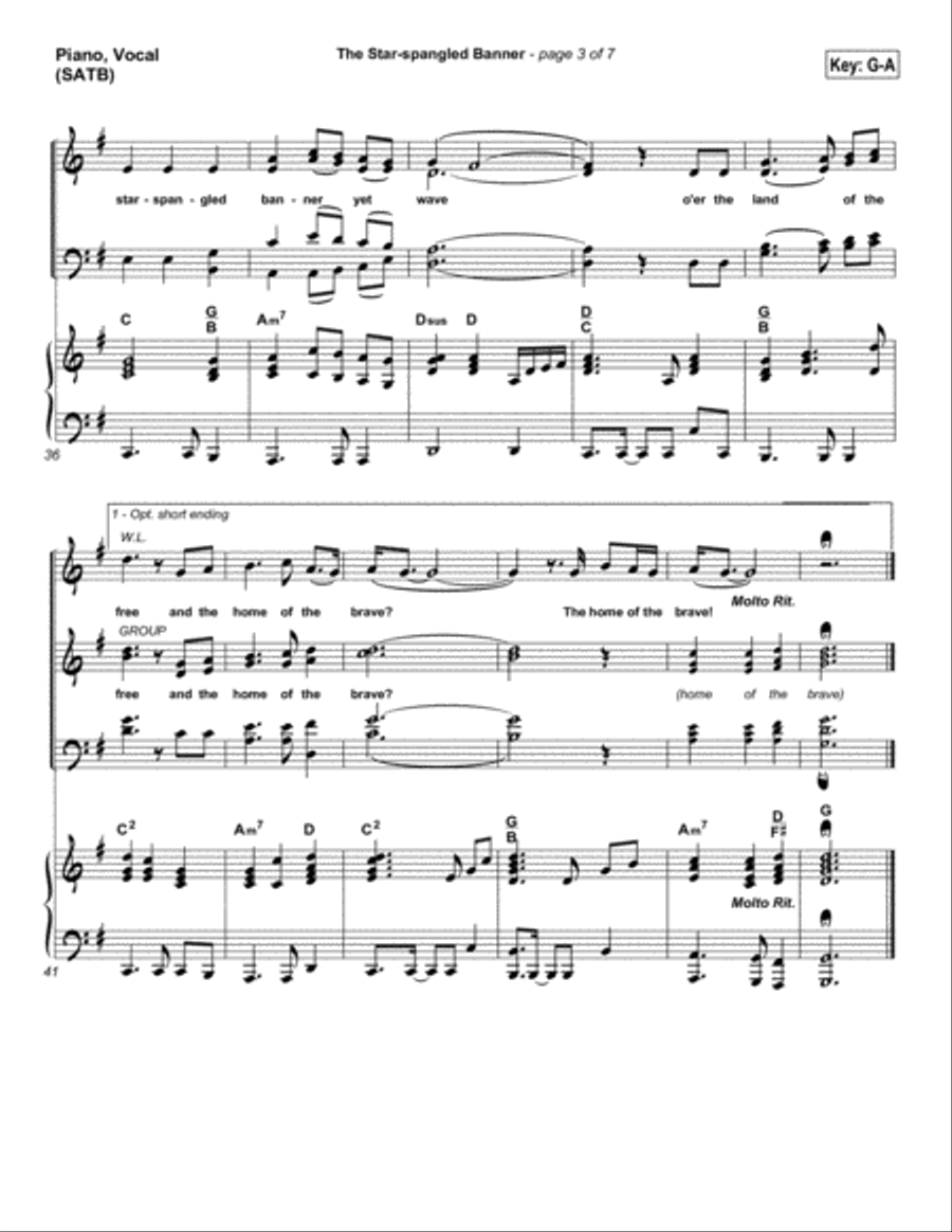 The Star-Spangled Banner - Orchestration Orchestra scores gallery preview page 6