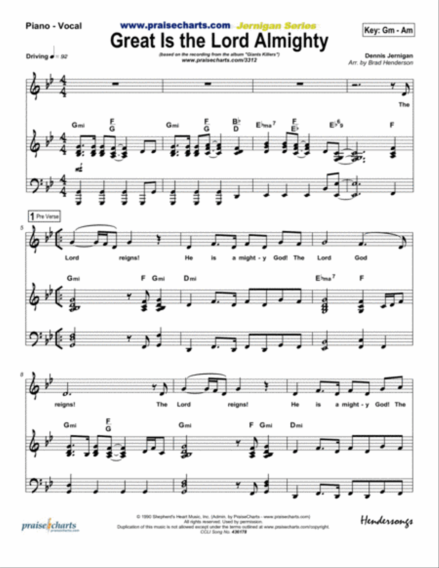 Great Is The Lord Almighty - Orchestration Orchestra scores gallery preview page 4