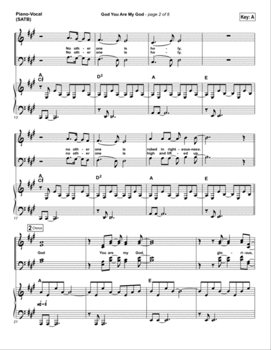 God You Are My God - Orchestration Orchestra scores gallery preview page 5