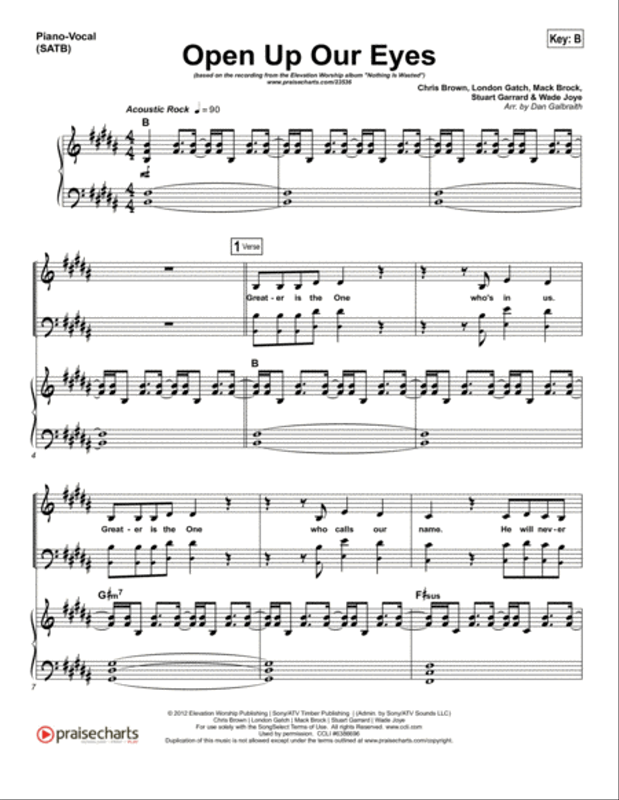 Open Up Our Eyes - Orchestration Orchestra scores gallery preview page 4