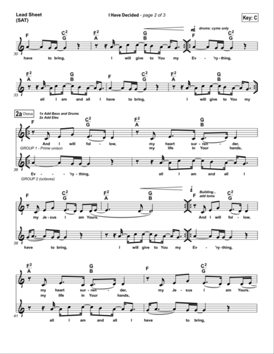 I Have Decided - Orchestration Orchestra scores gallery preview page 2