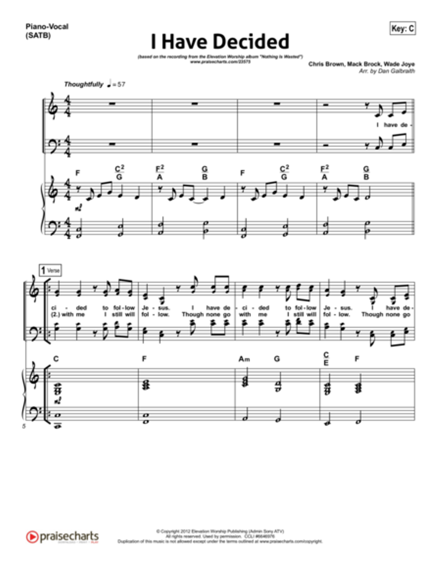 I Have Decided - Orchestration Orchestra scores gallery preview page 4