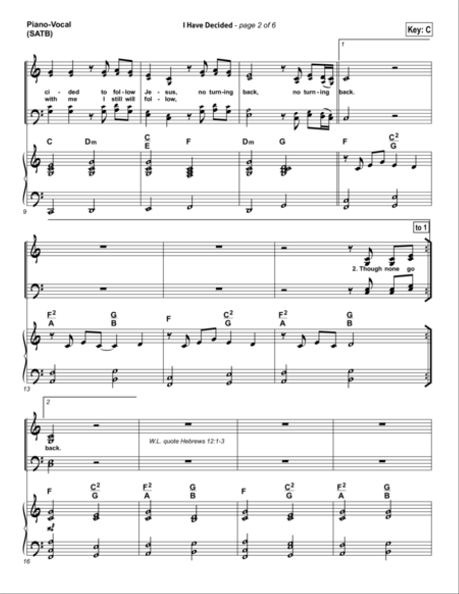 I Have Decided - Orchestration Orchestra scores gallery preview page 5