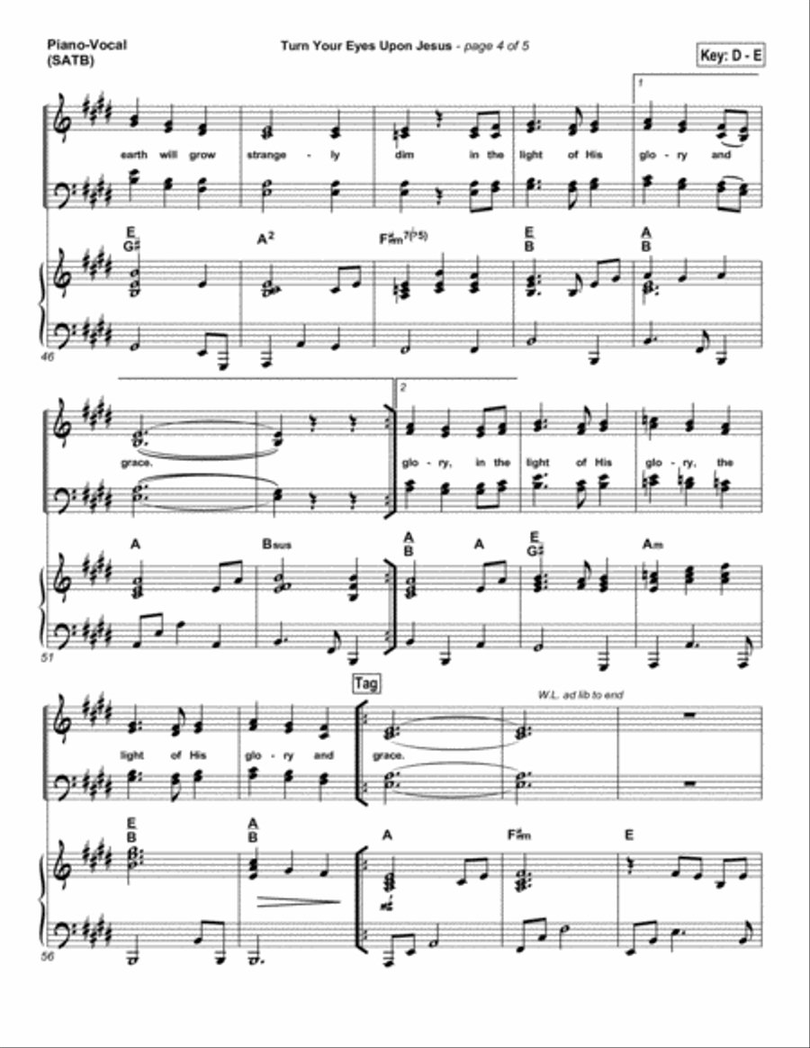 Turn Your Eyes Upon Jesus - Orchestration Orchestra scores gallery preview page 6