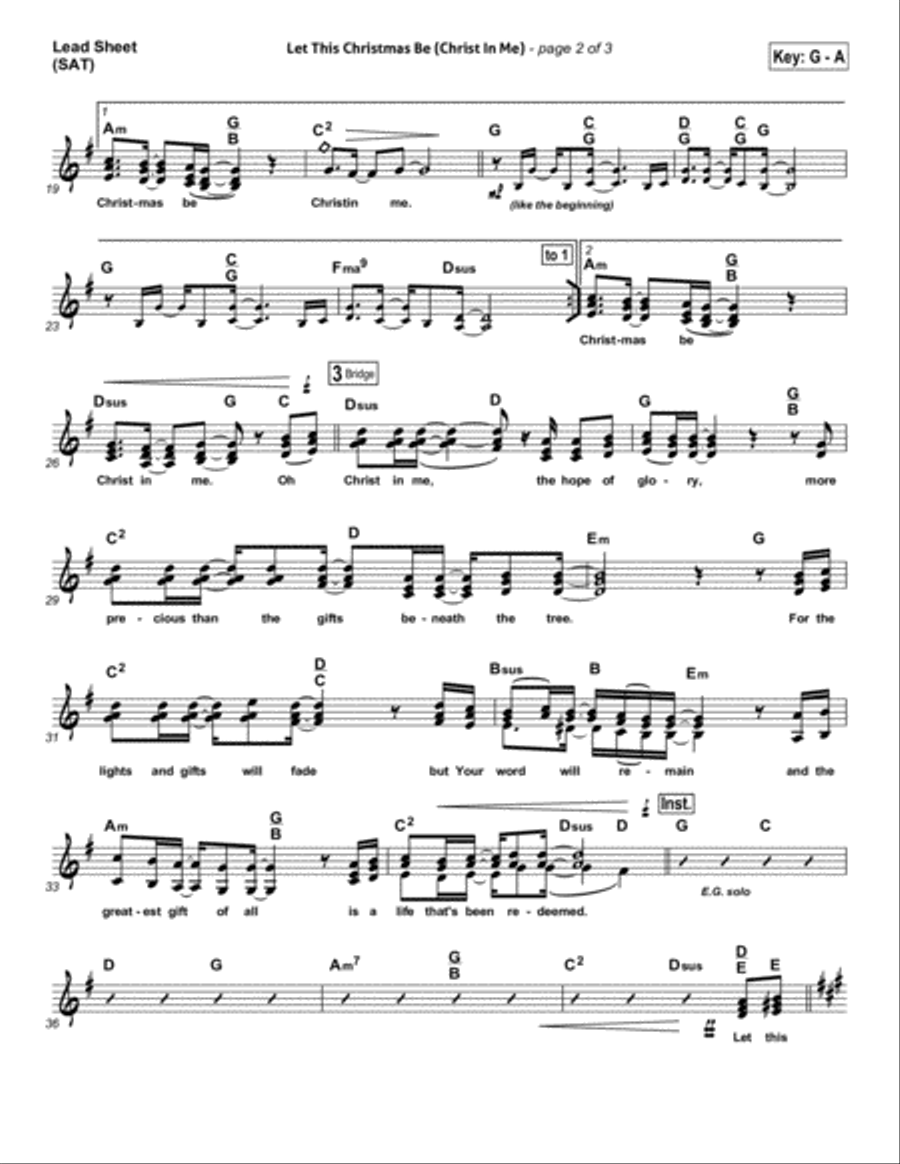 Let This Christmas Be (Christ In Me) - Orchestration Orchestra scores gallery preview page 2