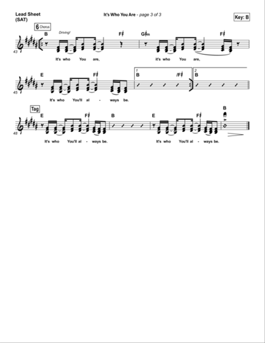 It's Who You Are - Orchestration Orchestra scores gallery preview page 3