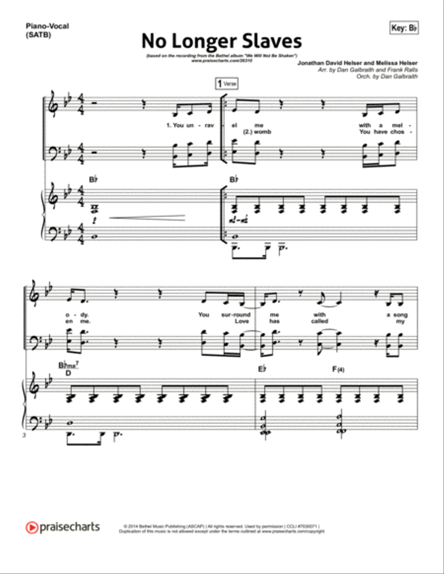 No Longer Slaves - Orchestration Orchestra scores gallery preview page 4