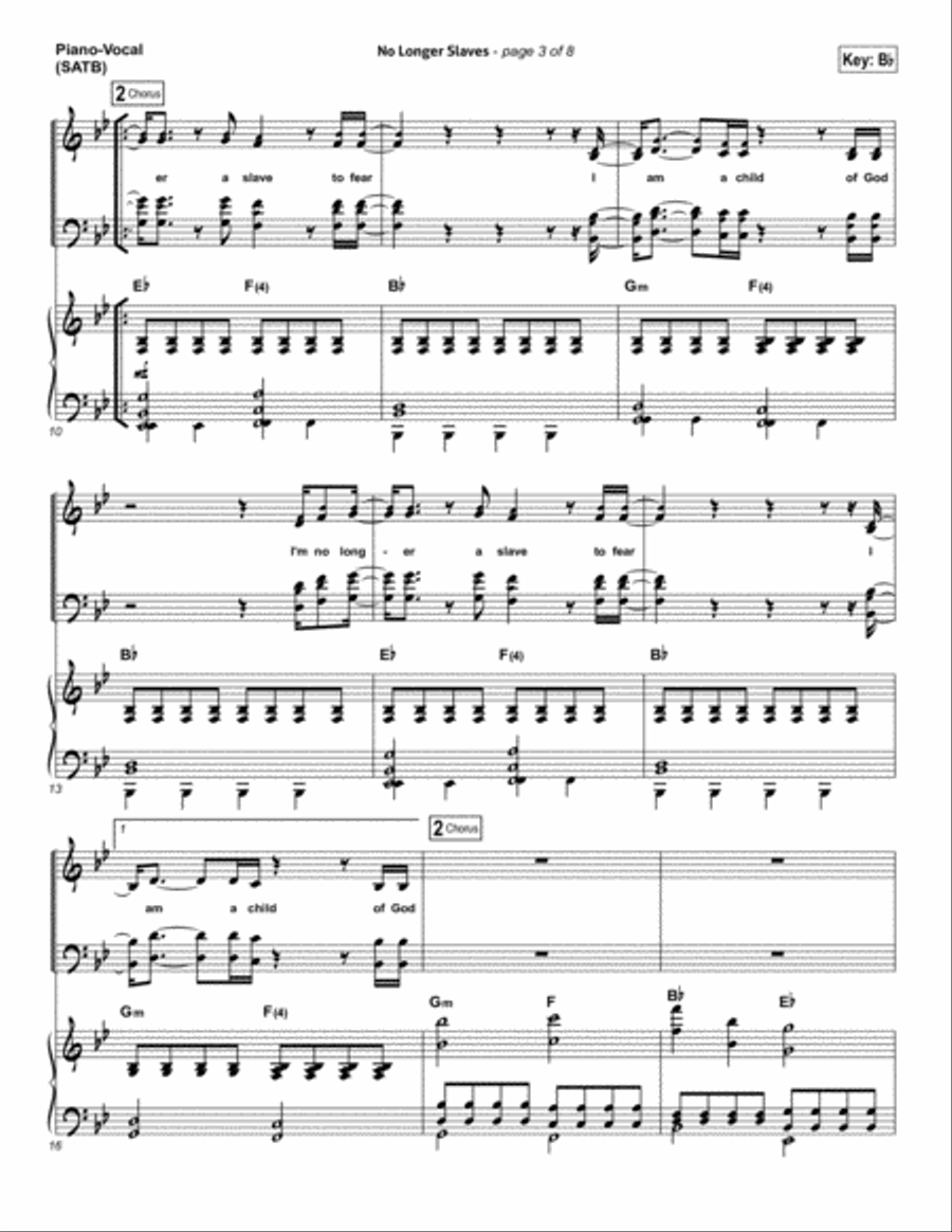 No Longer Slaves - Orchestration Orchestra scores gallery preview page 6