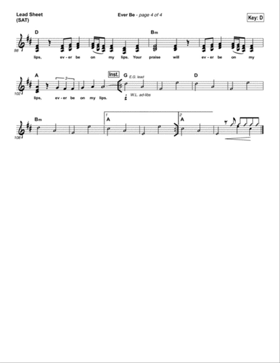 Ever Be - Orchestration Orchestra scores gallery preview page 4