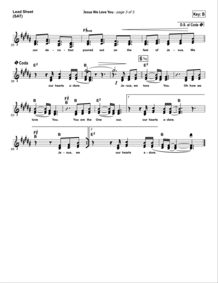 Jesus We Love You - Orchestration Orchestra scores gallery preview page 3