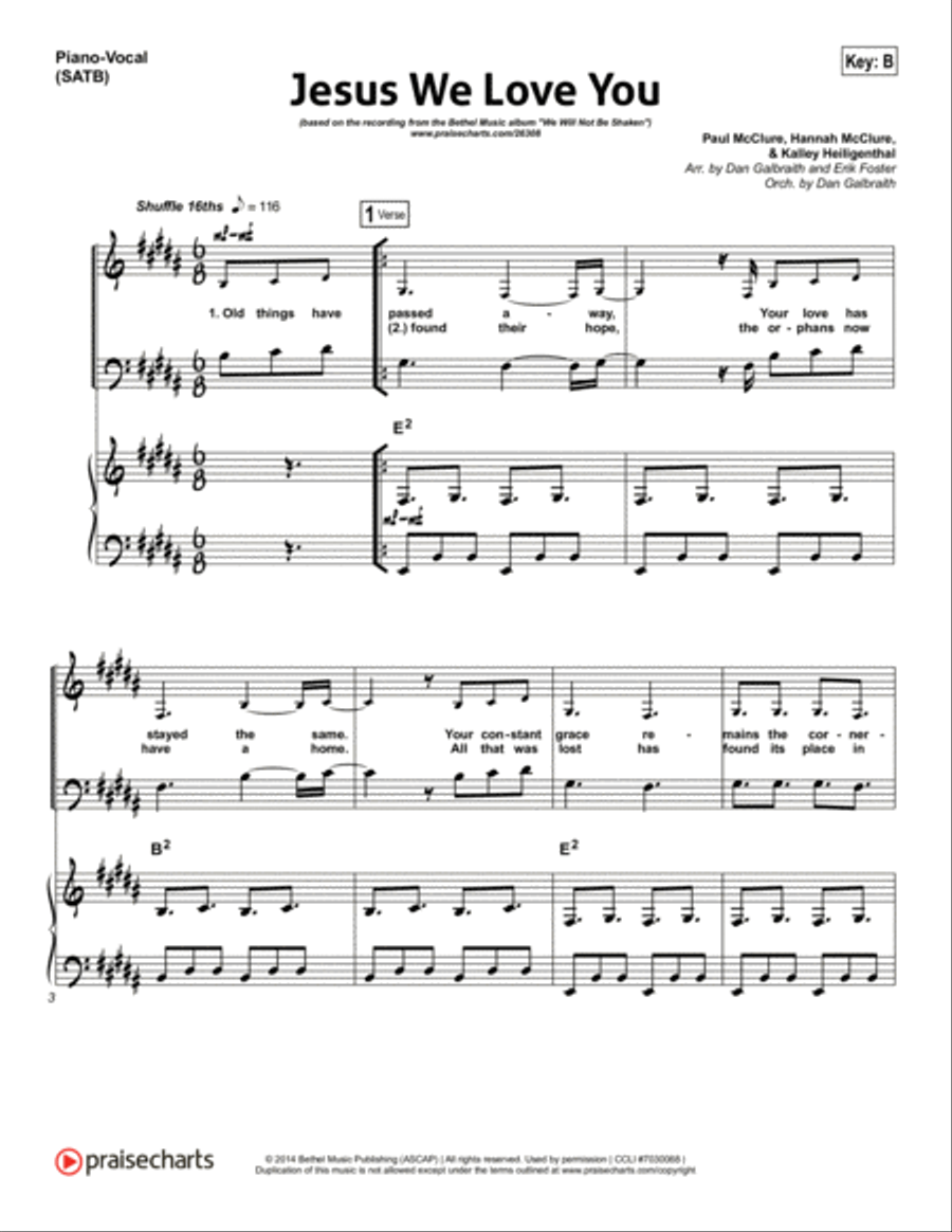 Jesus We Love You - Orchestration Orchestra scores gallery preview page 4