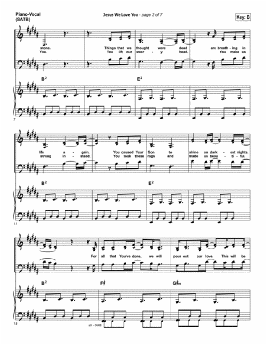 Jesus We Love You - Orchestration Orchestra scores gallery preview page 5