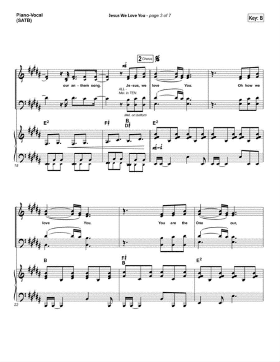 Jesus We Love You - Orchestration Orchestra scores gallery preview page 6