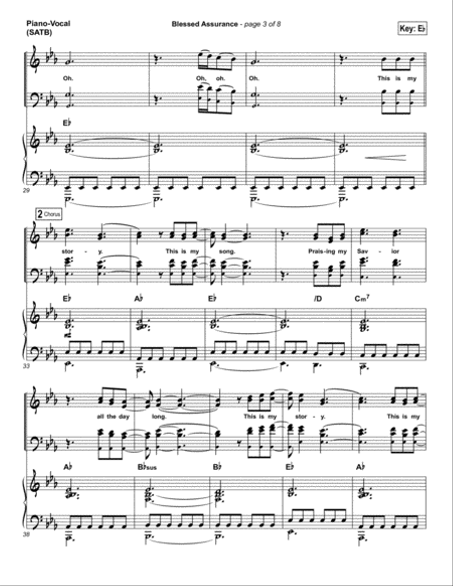 Blessed Assurance - Orchestration Orchestra scores gallery preview page 6