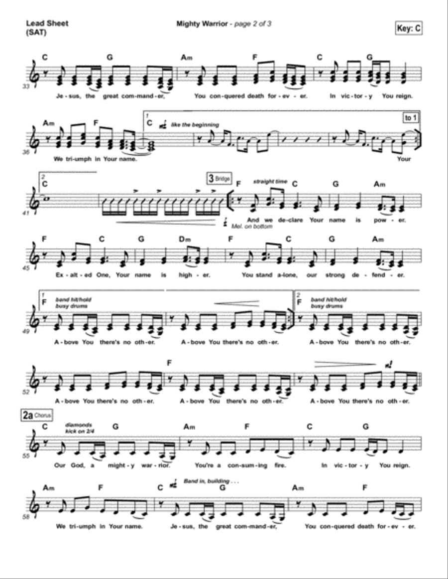 Mighty Warrior - Orchestration Orchestra scores gallery preview page 2