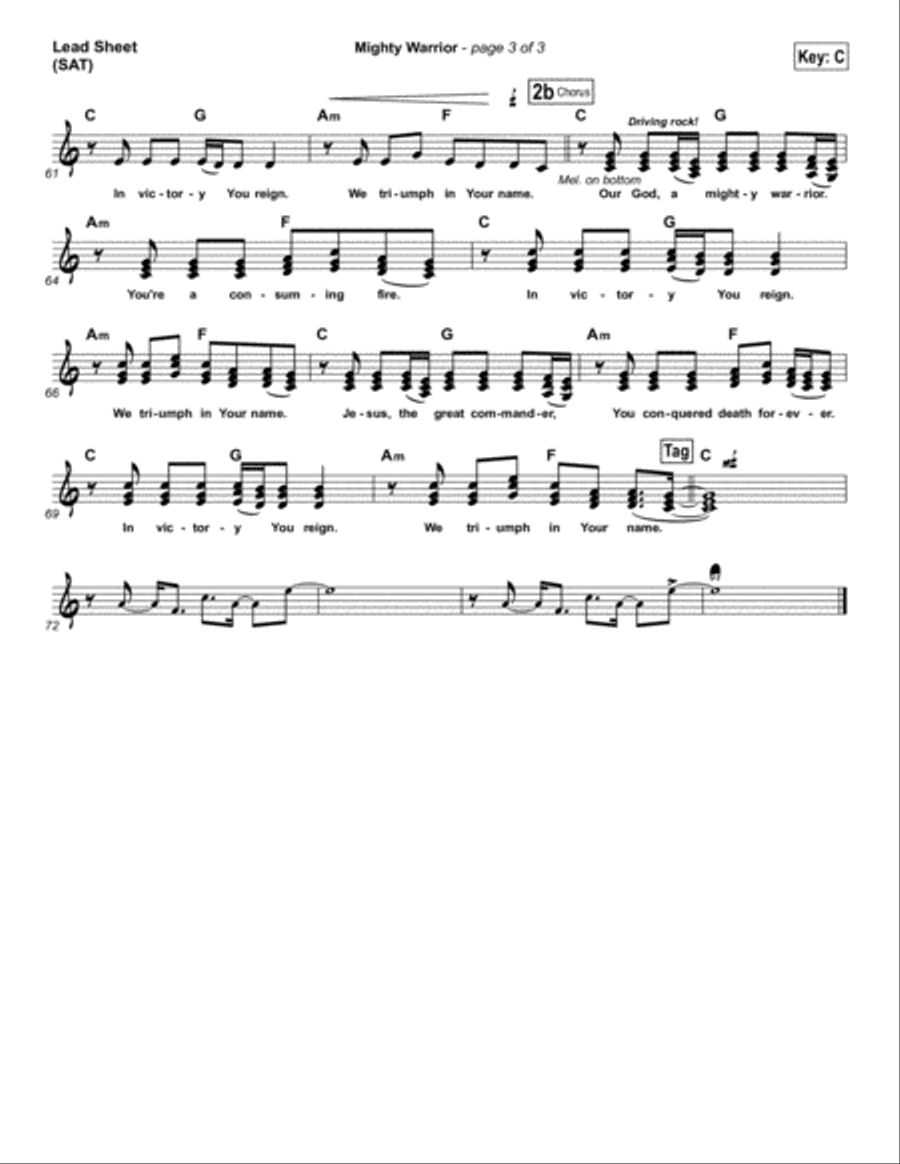 Mighty Warrior - Orchestration Orchestra scores gallery preview page 3