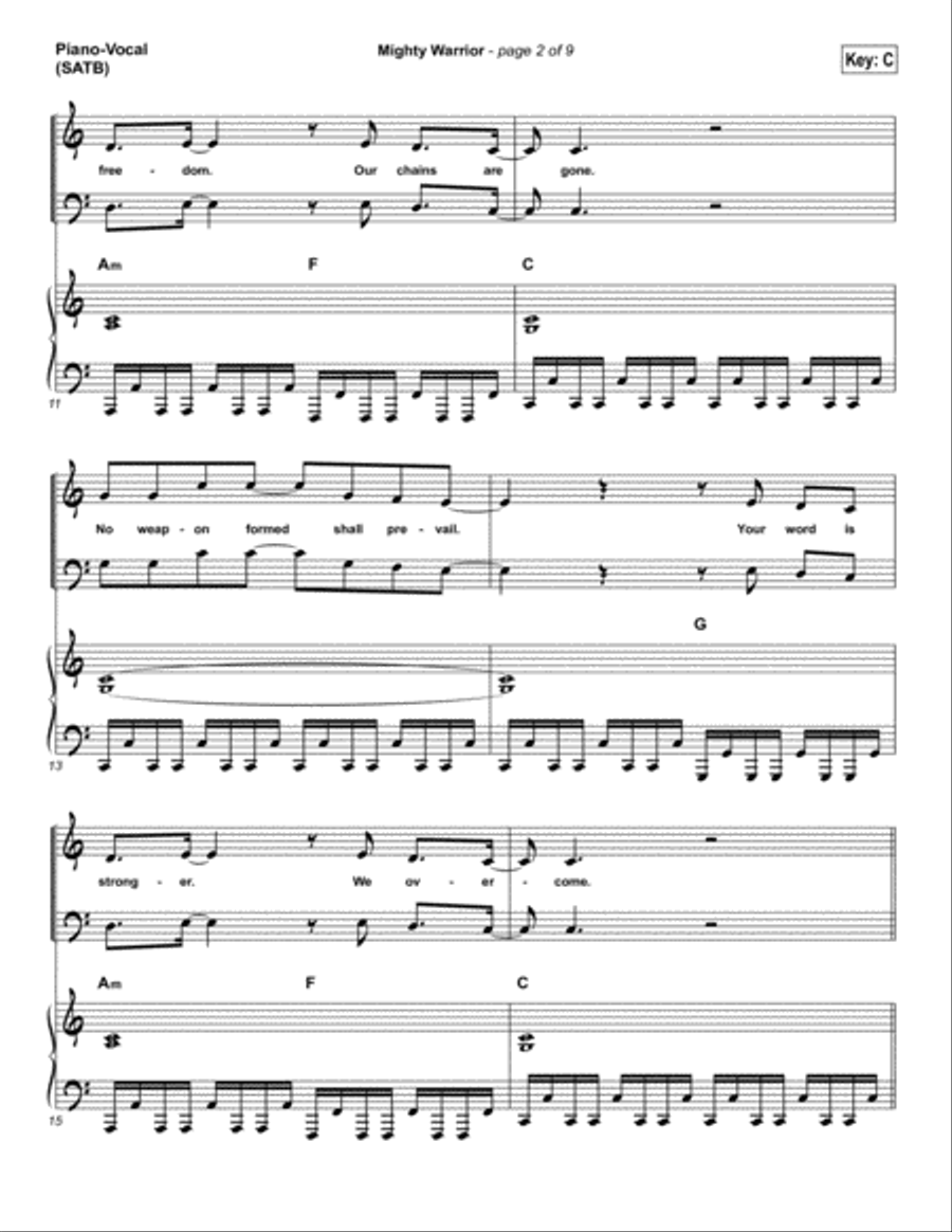 Mighty Warrior - Orchestration Orchestra scores gallery preview page 5