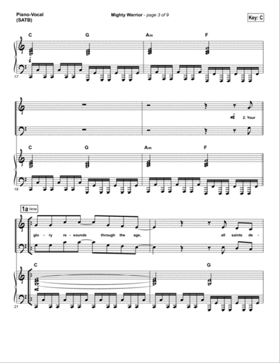 Mighty Warrior - Orchestration Orchestra scores gallery preview page 6