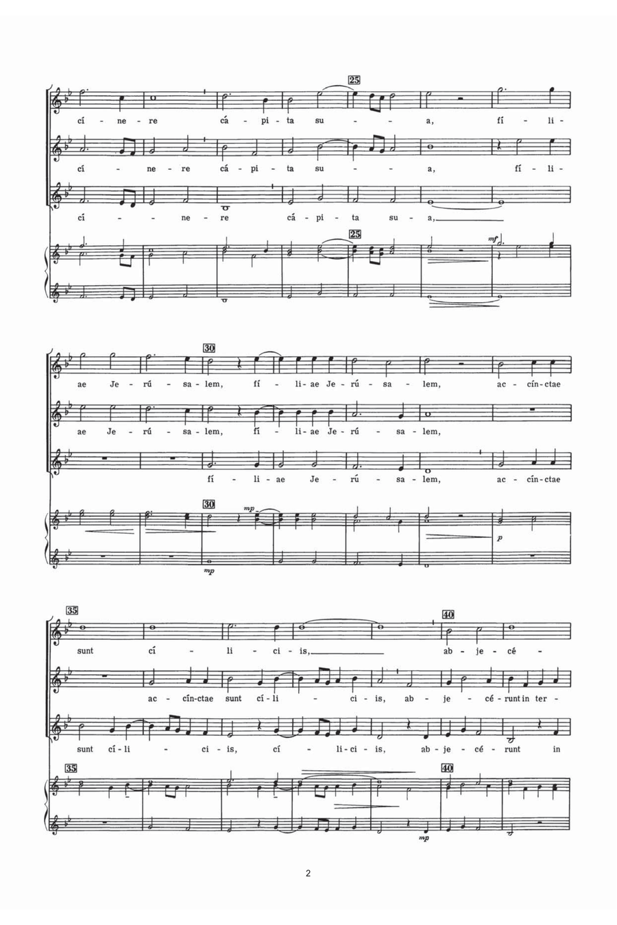 Sederunt In Terra Sederunt In Terra Piano, Vocal, Guitar scores gallery preview page 2