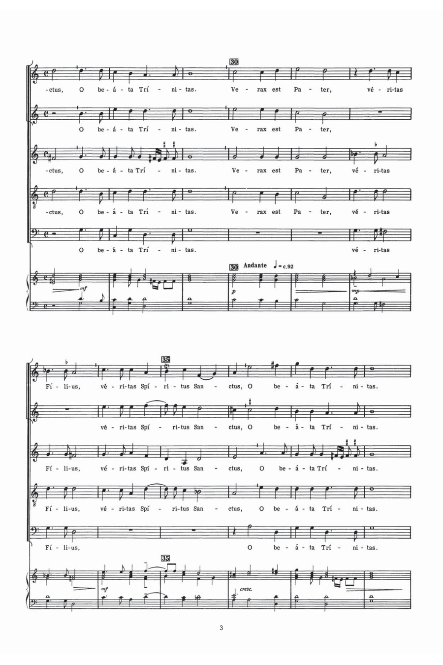 Tibi Laus Tibi Laus Piano, Vocal, Guitar scores gallery preview page 3