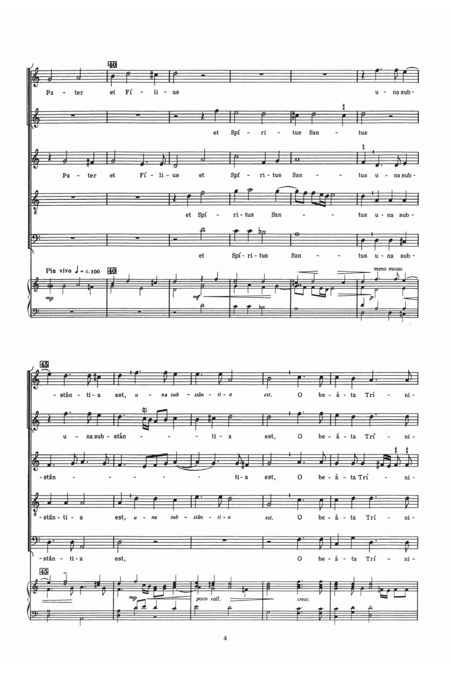 Tibi Laus Tibi Laus Piano, Vocal, Guitar scores gallery preview page 4