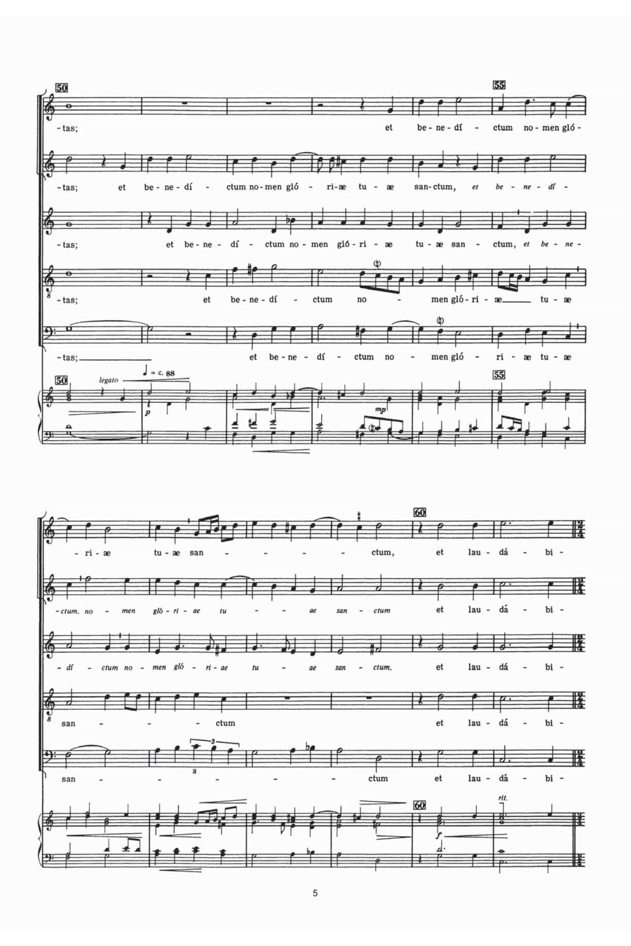 Tibi Laus Tibi Laus Piano, Vocal, Guitar scores gallery preview page 5