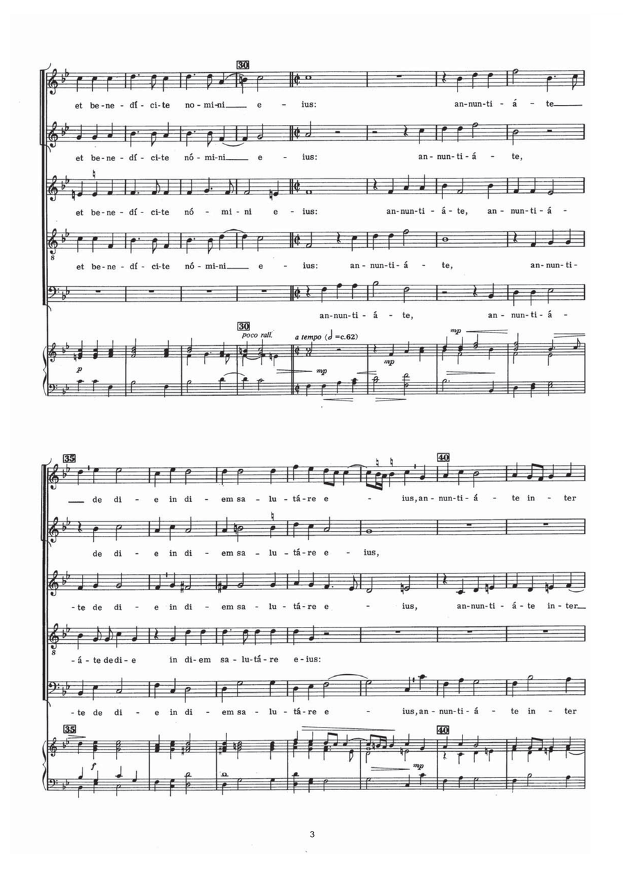Cantate Domino Cantate Domino Piano, Vocal, Guitar scores gallery preview page 3
