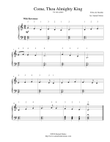 Come, Thou Almighty King - for easy piano