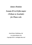 Sonata #2 in D-flat major (Tribute to Scarlatti)