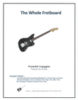 Essential Guitar Arpeggios - Major/Minor/Augmented/Diminished/7ths/Major and Minor 7ths and more
