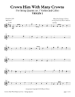 Crown Him With Many Crowns (String Quartet)