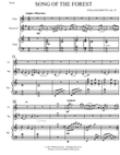 Song of the Forest - Trio for Flute, Horn and Harp Revised Version