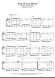 Part Of Your World (from The Little Mermaid)