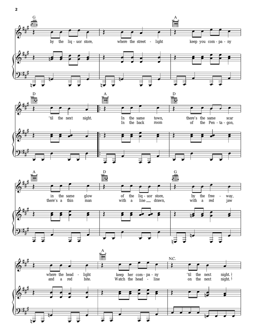 Oh! Gravity Oh! Gravity Piano, Vocal, Guitar scores gallery preview page 2