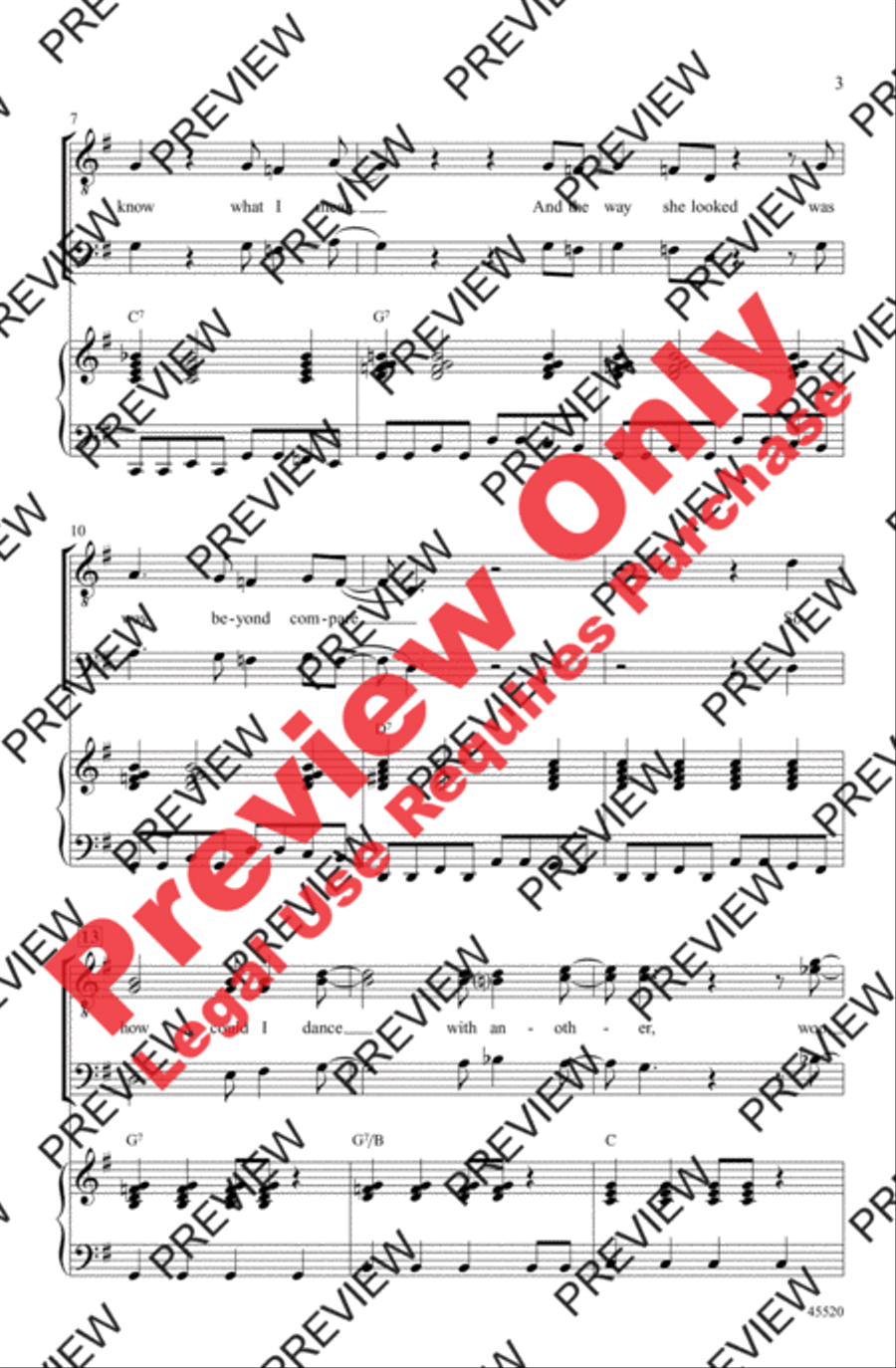 I Saw Her Standing There I Saw Her Standing There Men's Choir scores gallery preview page 3