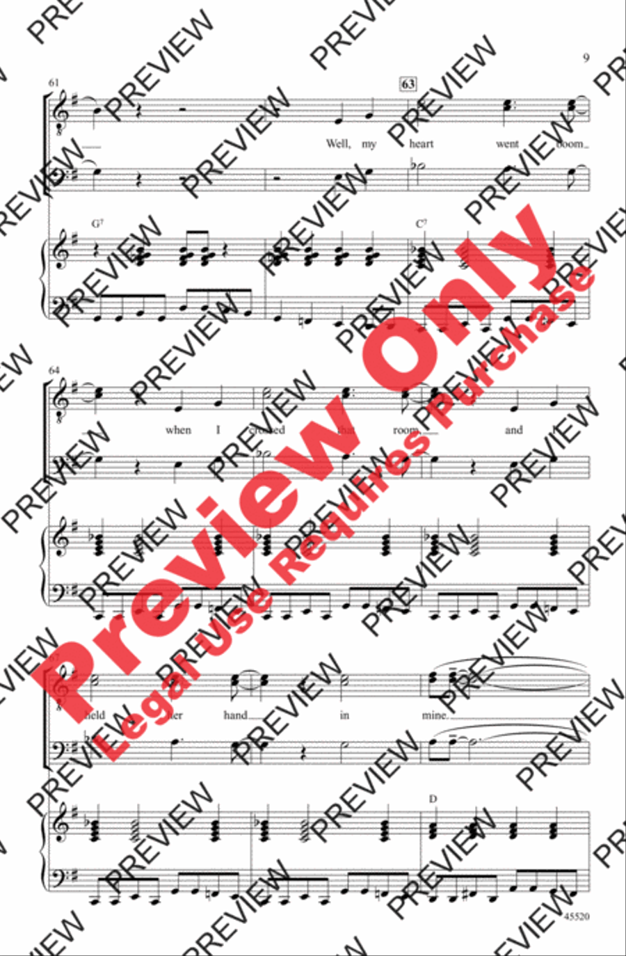 I Saw Her Standing There I Saw Her Standing There Men's Choir scores gallery preview page 9