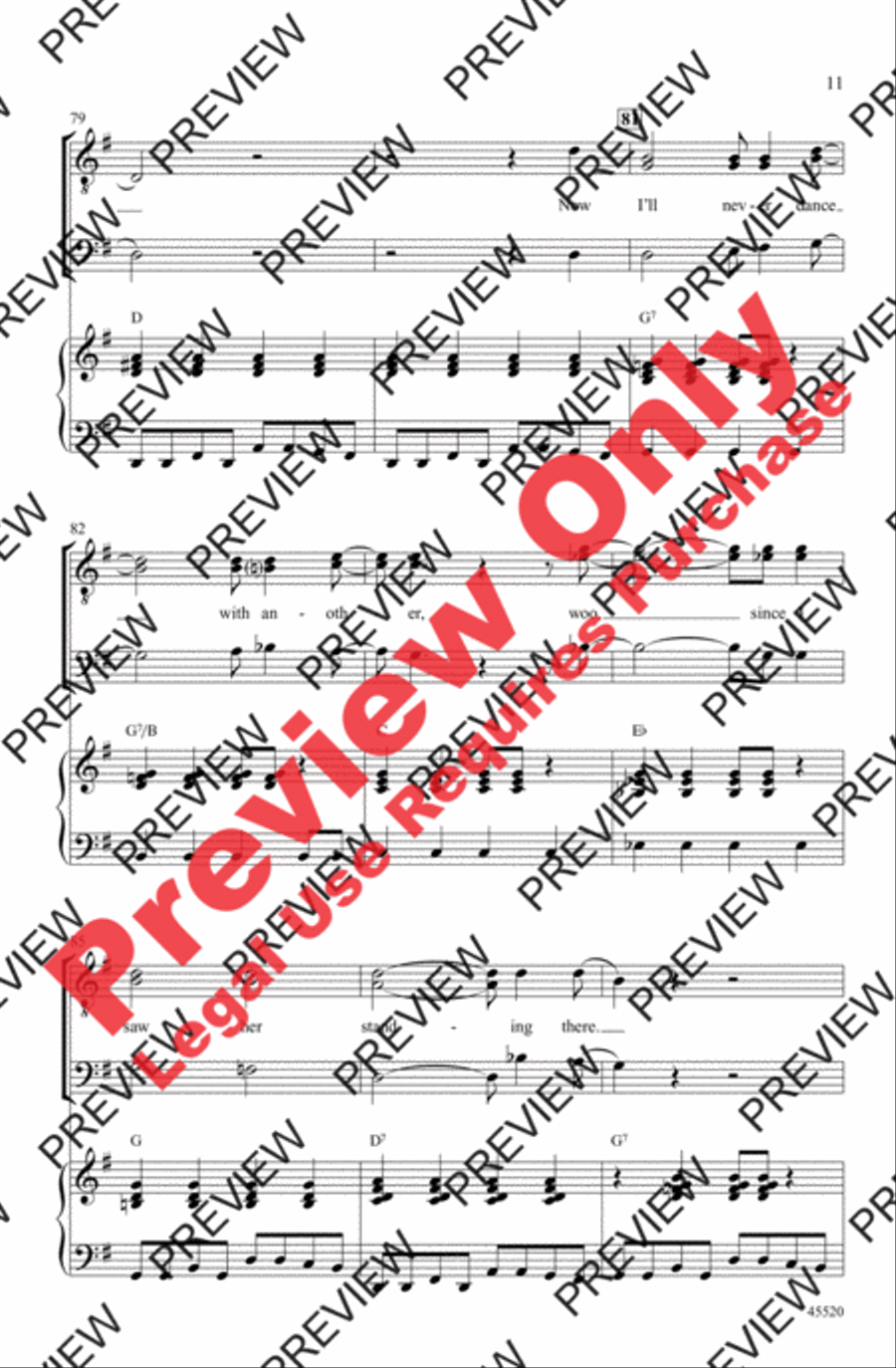 I Saw Her Standing There I Saw Her Standing There Men's Choir scores gallery preview page 11