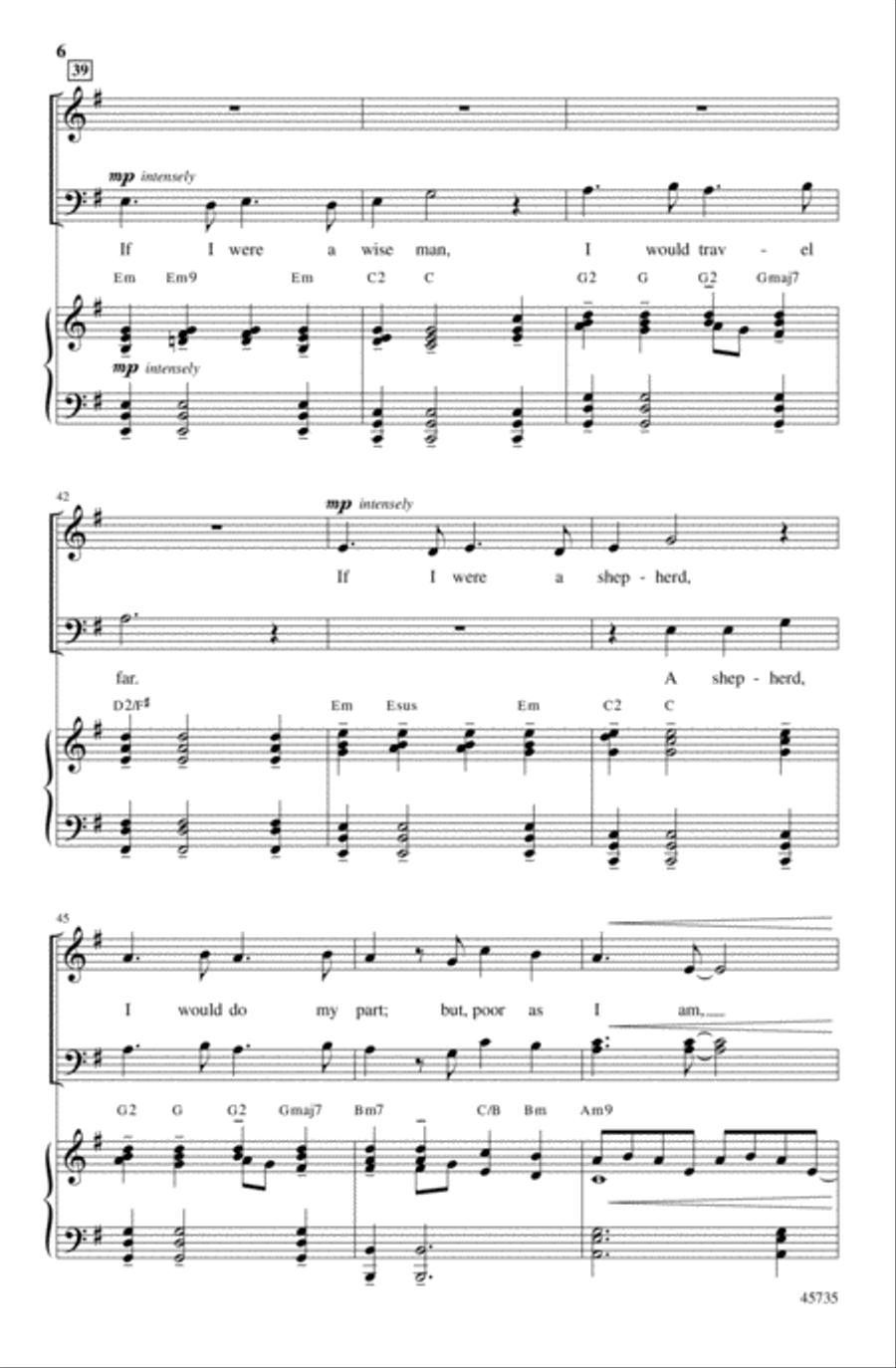 He Shall Reign Forevermore 4-Part scores gallery preview page 6