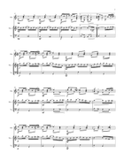 The Entertainer, a Ragtime Two Step, violin (or flute), cello, and guitar Small Ensemble scores gallery preview page 3