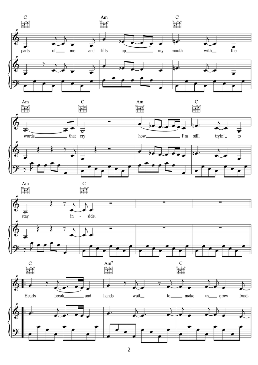 Now And Then Now And Then Piano, Vocal, Guitar scores gallery preview page 2