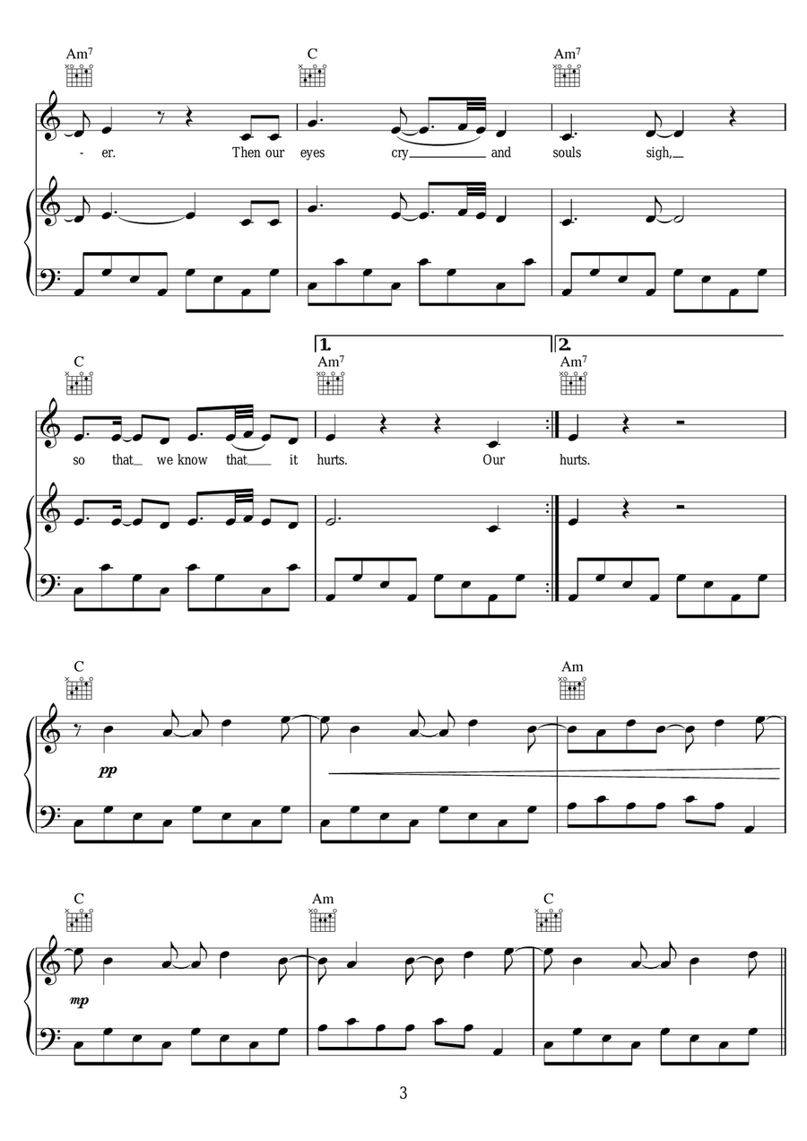 Now And Then Now And Then Piano, Vocal, Guitar scores gallery preview page 3