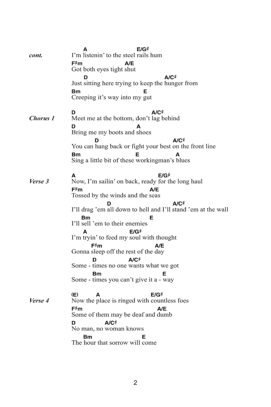 Workingman's Blues # 2 Workingman's Blues # 2 Acoustic Guitar scores gallery preview page 2