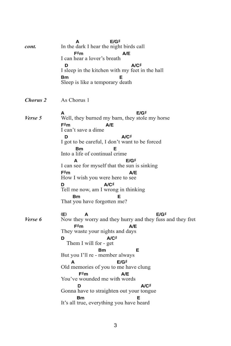 Workingman's Blues # 2 Workingman's Blues # 2 Acoustic Guitar scores gallery preview page 3